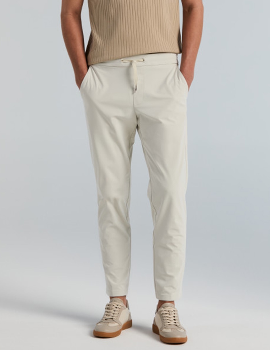 Pants slim con agujeta para hombre Pants slim con agujeta para hombre