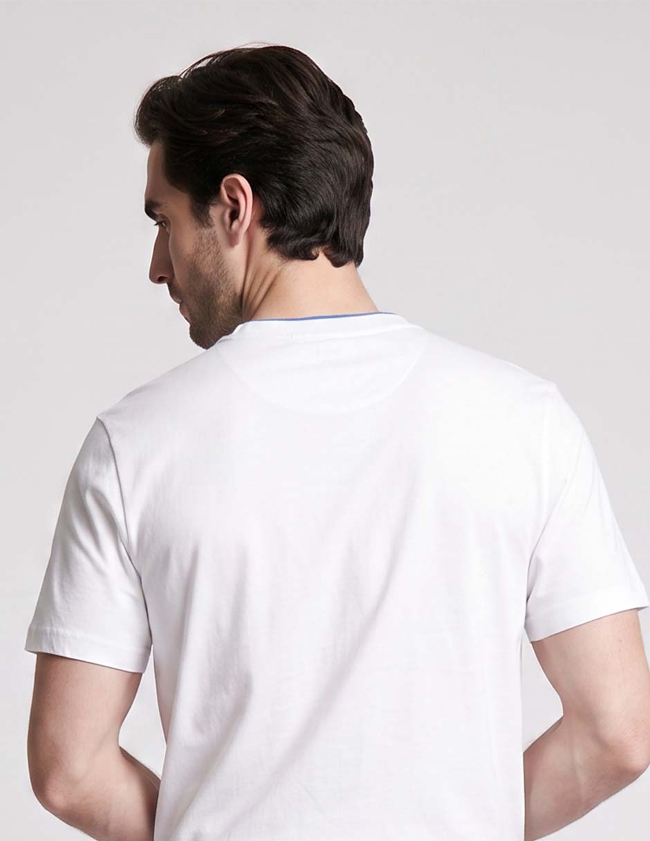 Playera cuello redondo para hombre 2