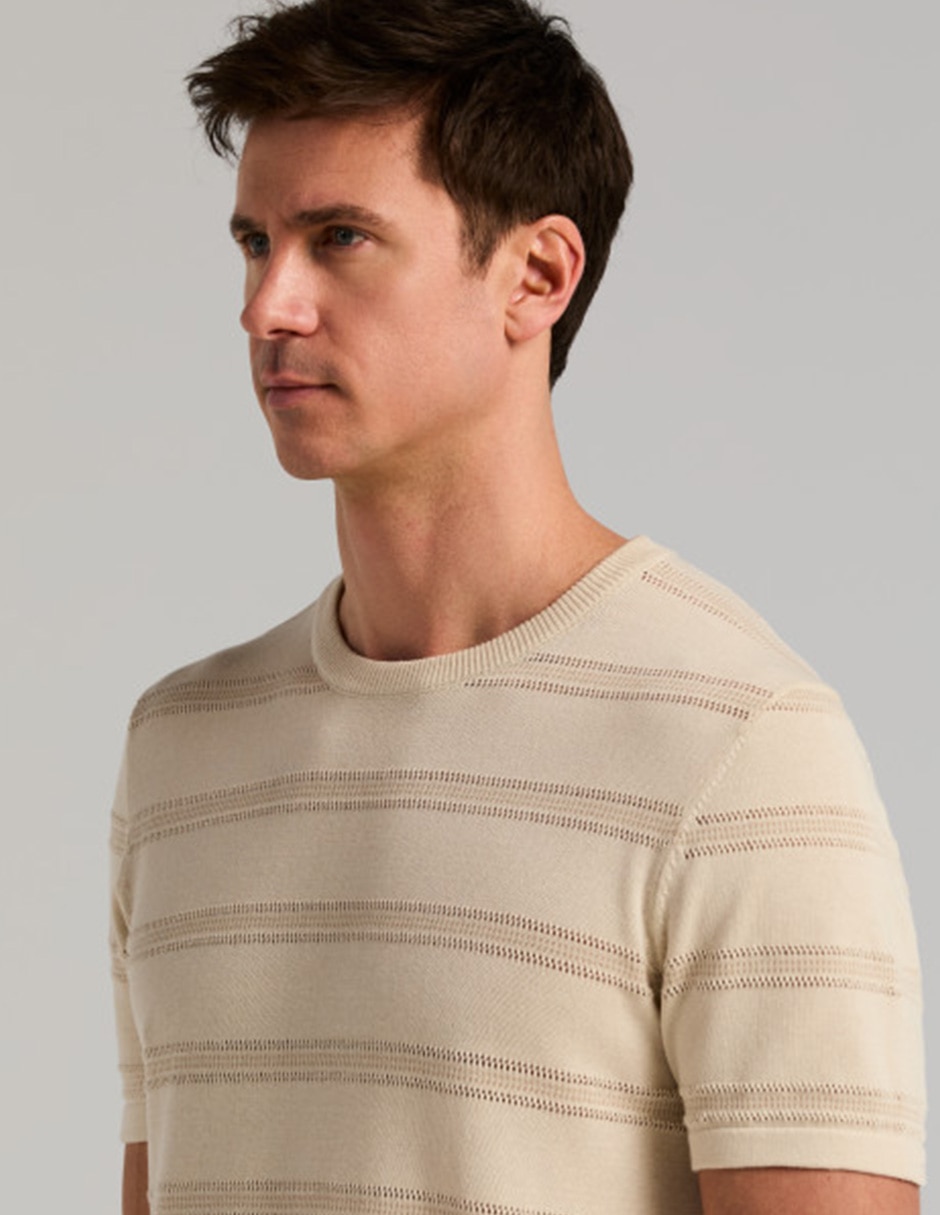 Playera cuello redondo para hombre 4