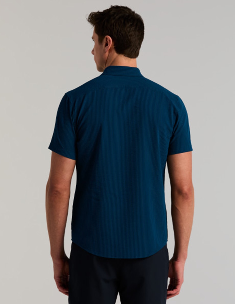 Camisa casual manga corta para hombre 4