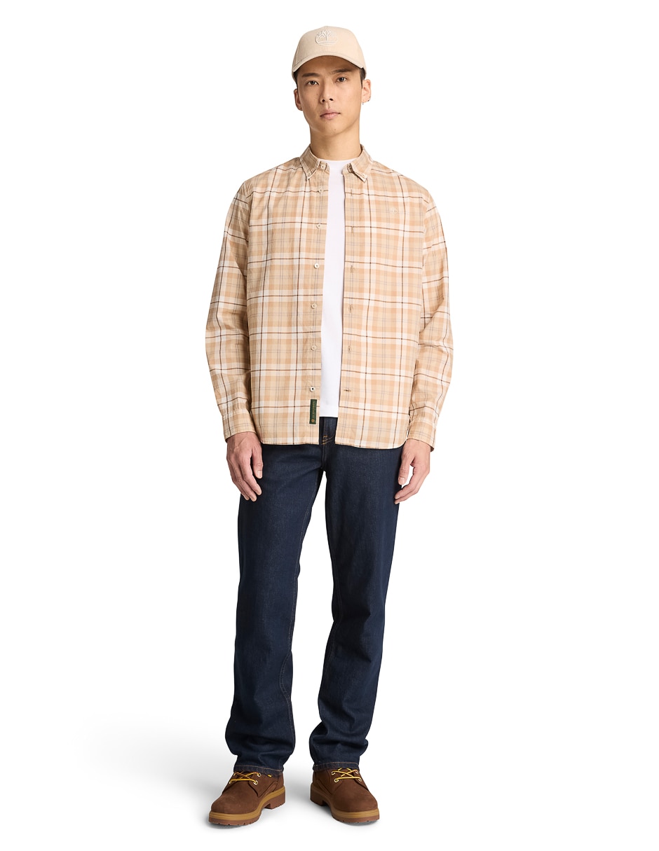 Camisa casual check shirt manga larga para hombre