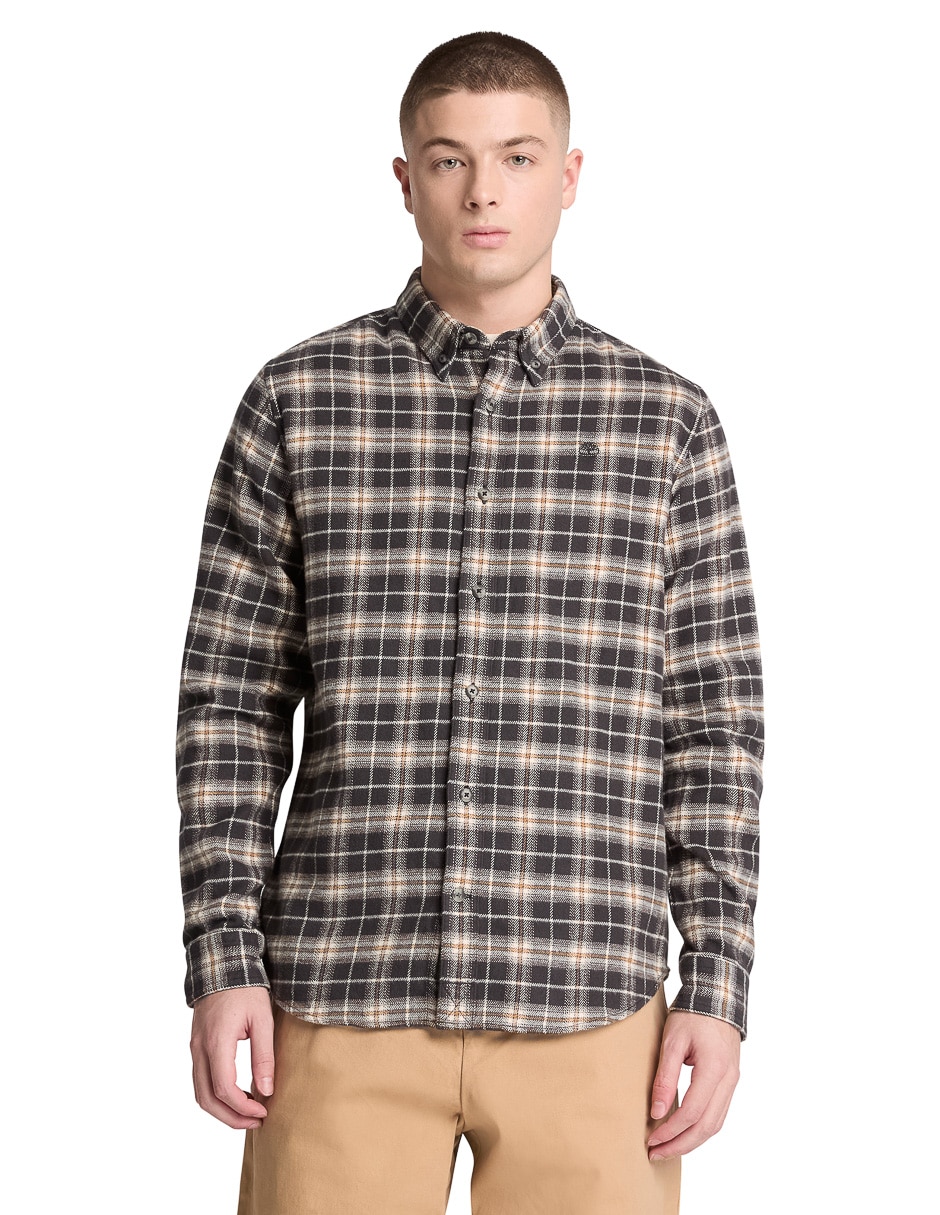 Camisa casual check shirt manga larga para hombre Camisa casual check shirt manga larga para hombre
