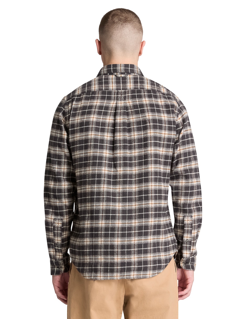 Camisa casual check shirt manga larga para hombre 2