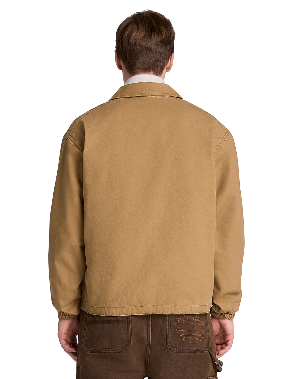 Chamarra casual Coach Jacket con bolsillos para hombre