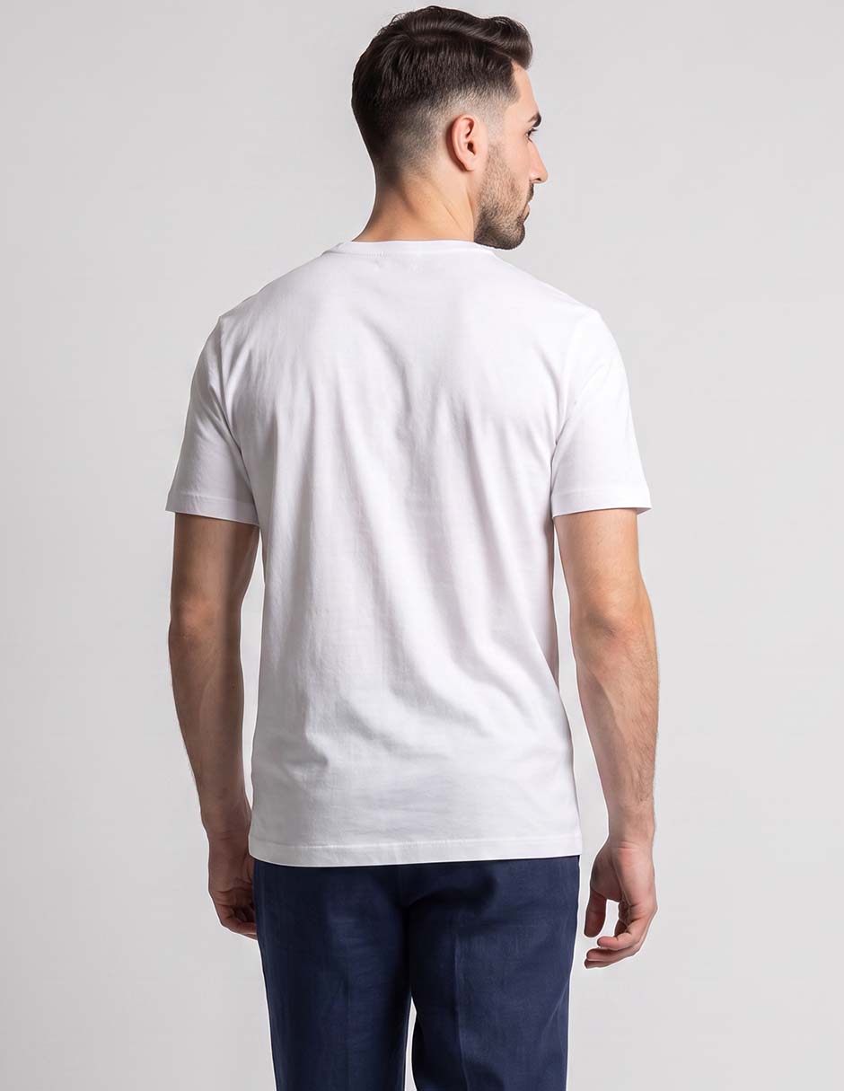 Playera brooks brothers cuello redondo para hombre 2