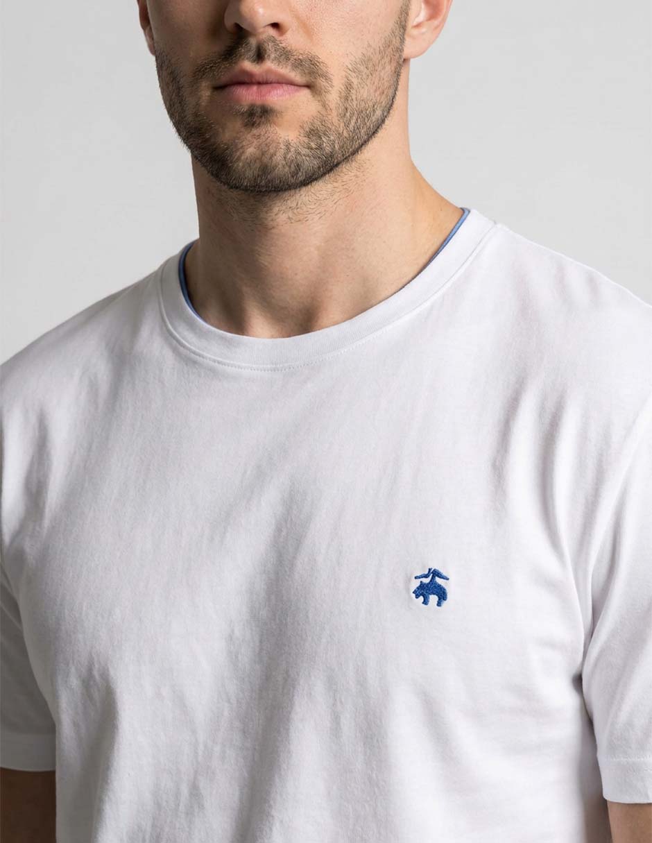 Playera brooks brothers cuello redondo para hombre 3