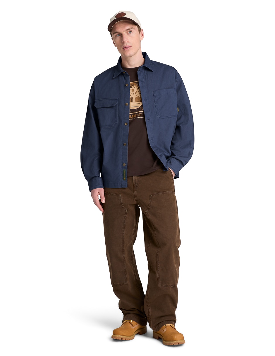 Camisa casual manga larga para hombre 3