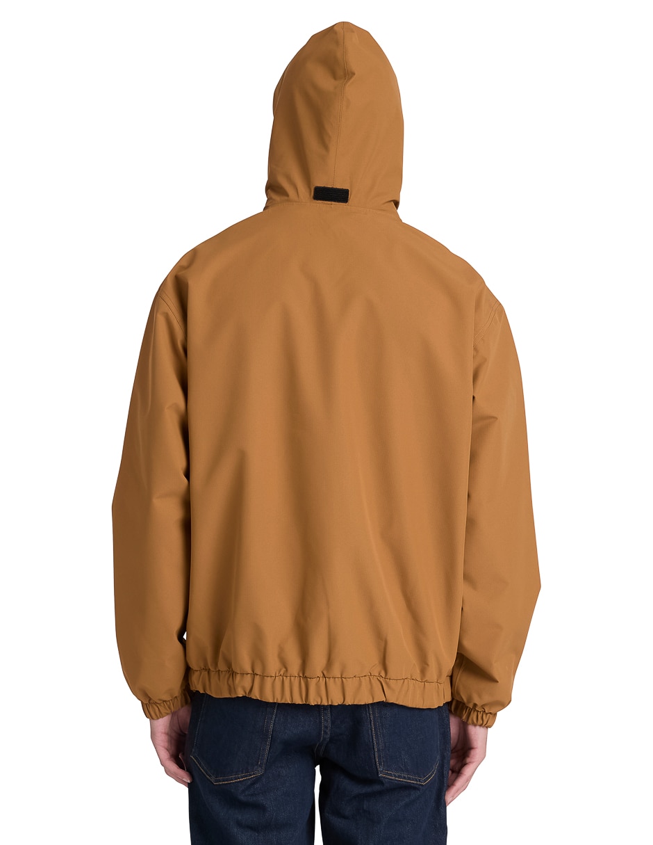 Chamarra bomber impermeable con bolsillos para hombre