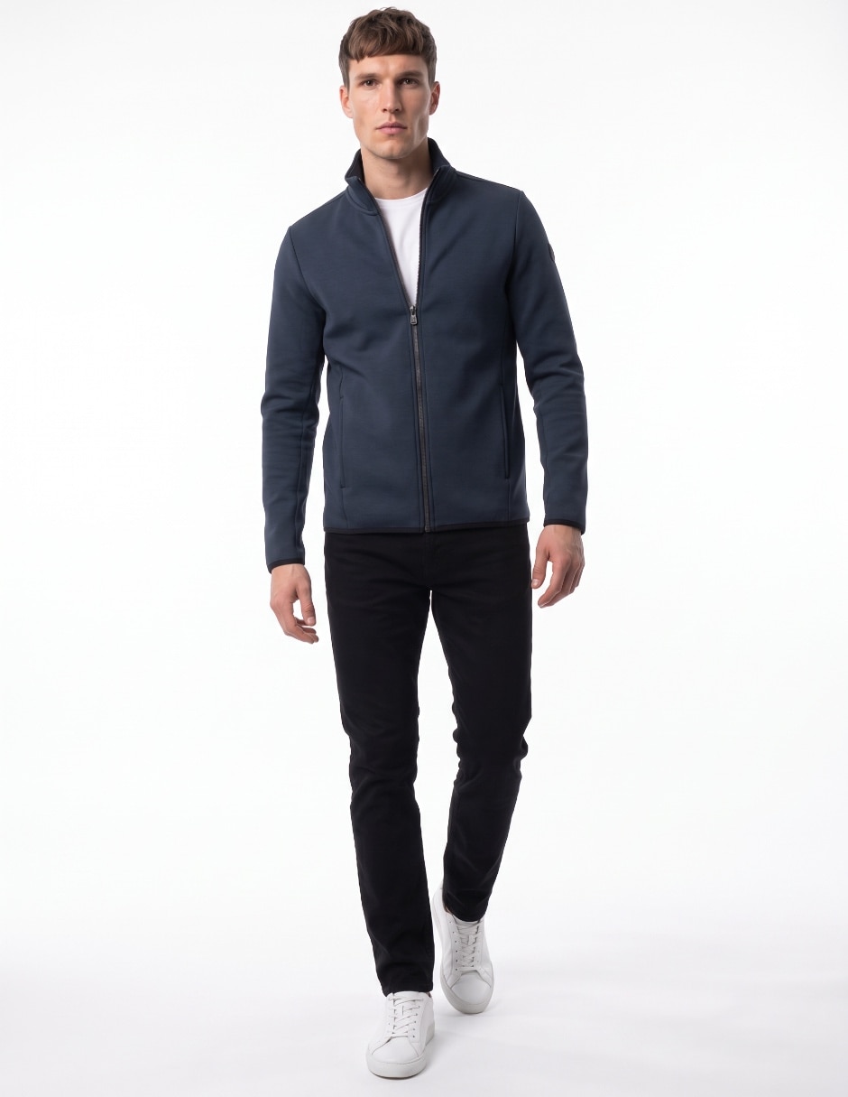 Chamarra casual con bolsillos para hombre 3