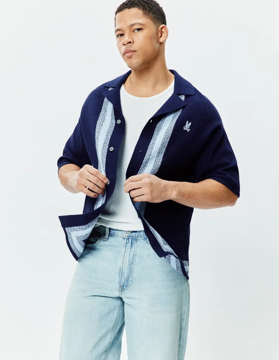 Camisa casual de algodón manga corta para hombre 2