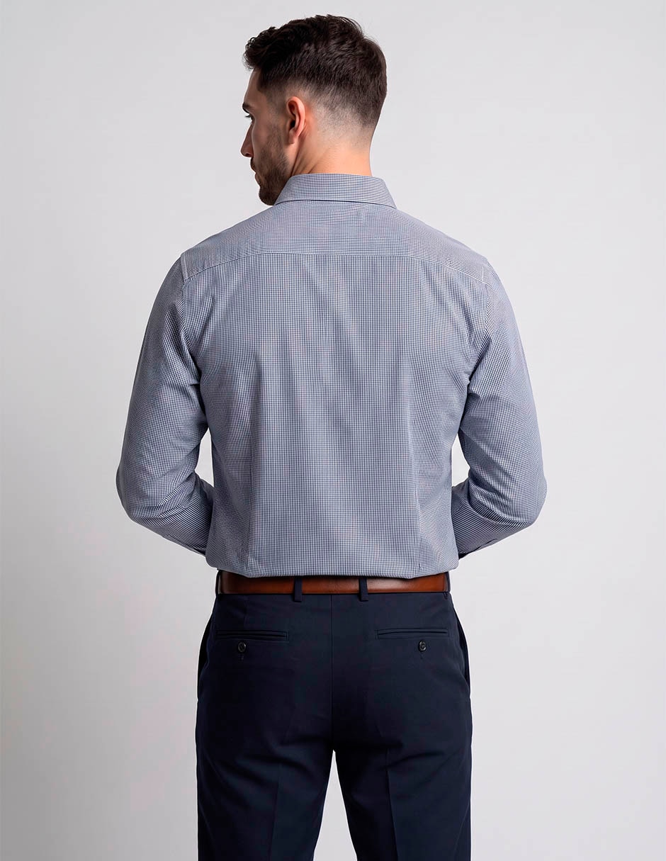 Camisa casual de algodón manga larga para hombre 2