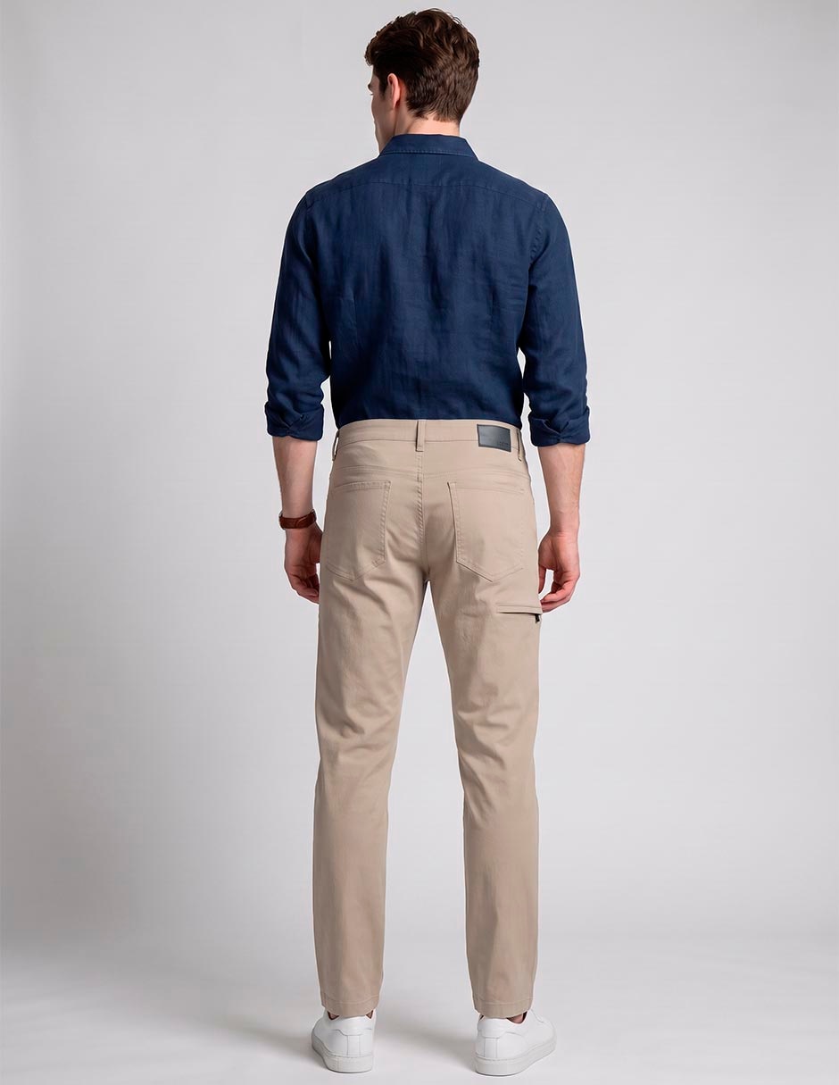 Pantalón casual de algodón para hombre 2