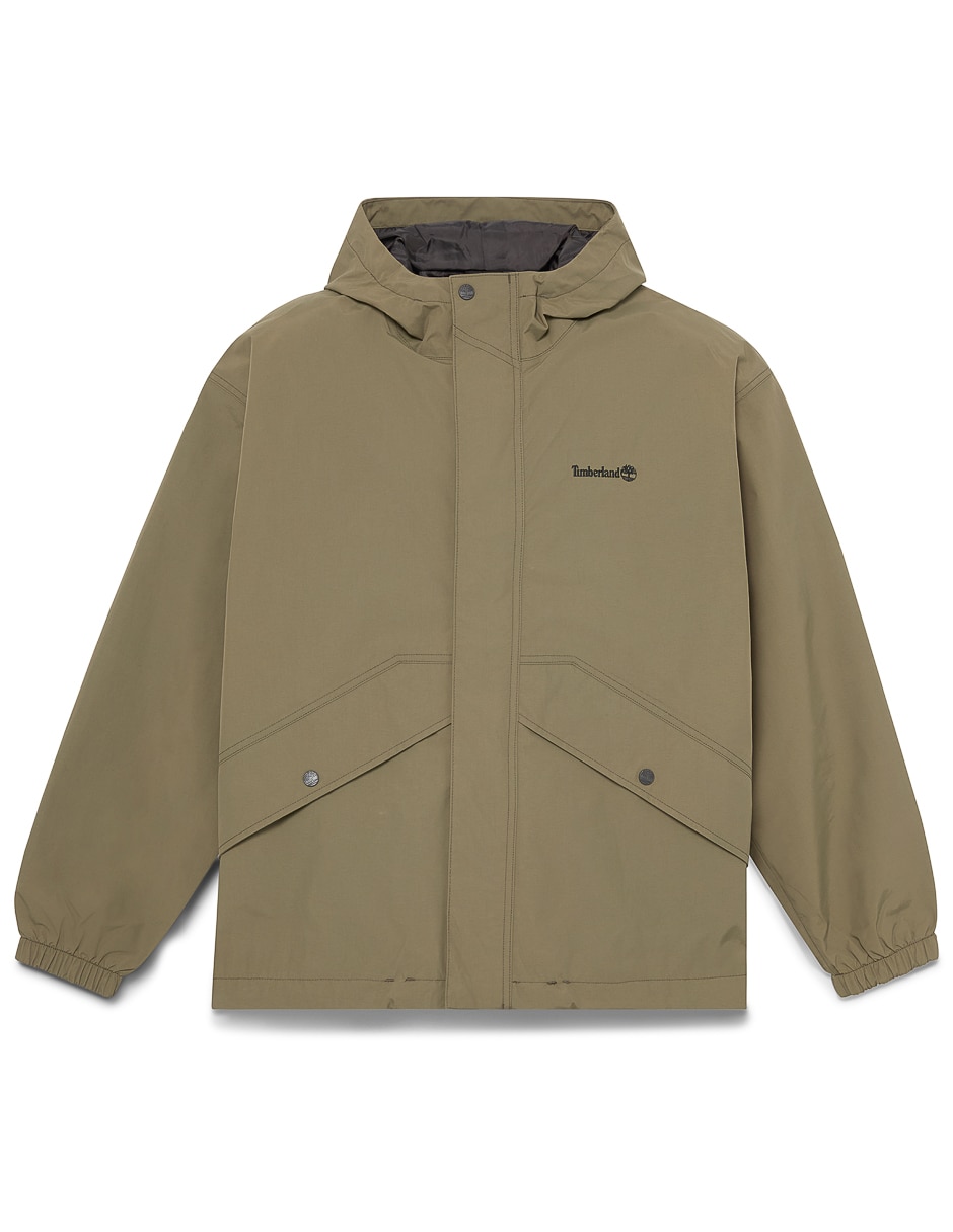 Chamarra casual impermeable con bolsillos para hombre 2