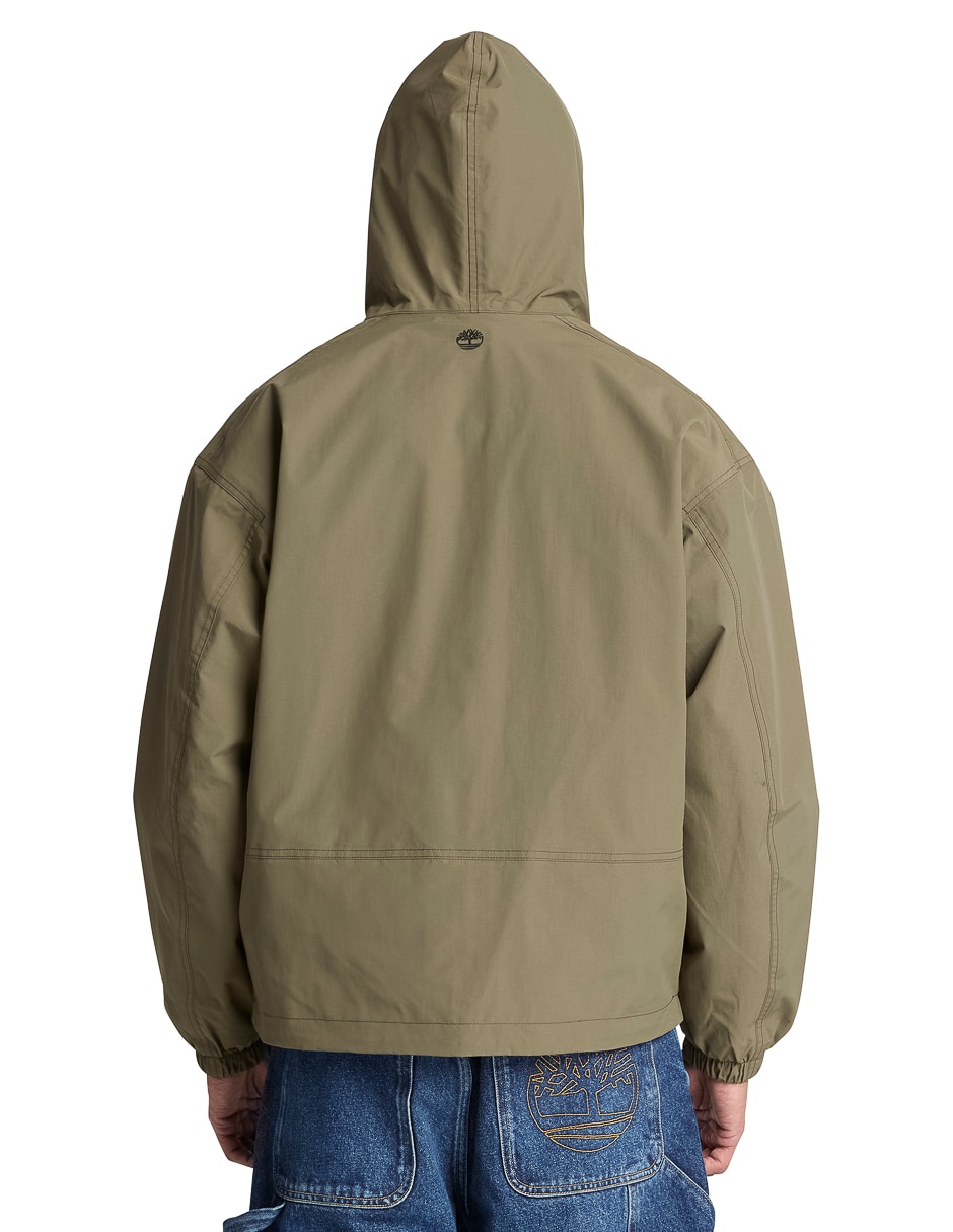 Chamarra casual impermeable con bolsillos para hombre 3