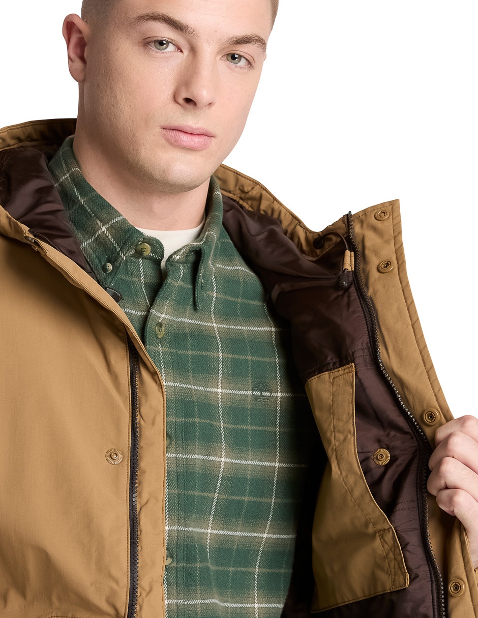 Chamarra casual impermeable con bolsillos para hombre 3