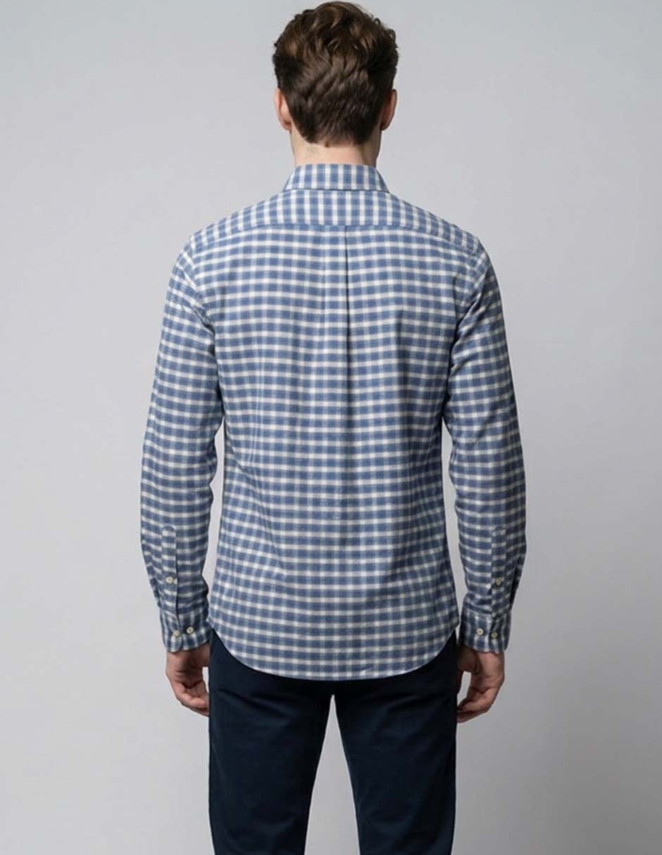 Camisa casual Brooks Brothers de algodón manga larga para hombre 2