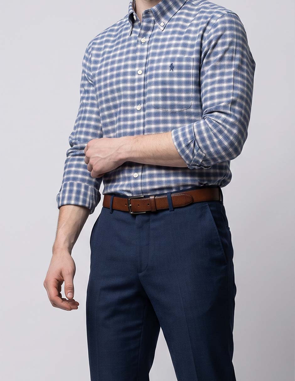 Camisa casual Brooks Brothers de algodón manga larga para hombre 3