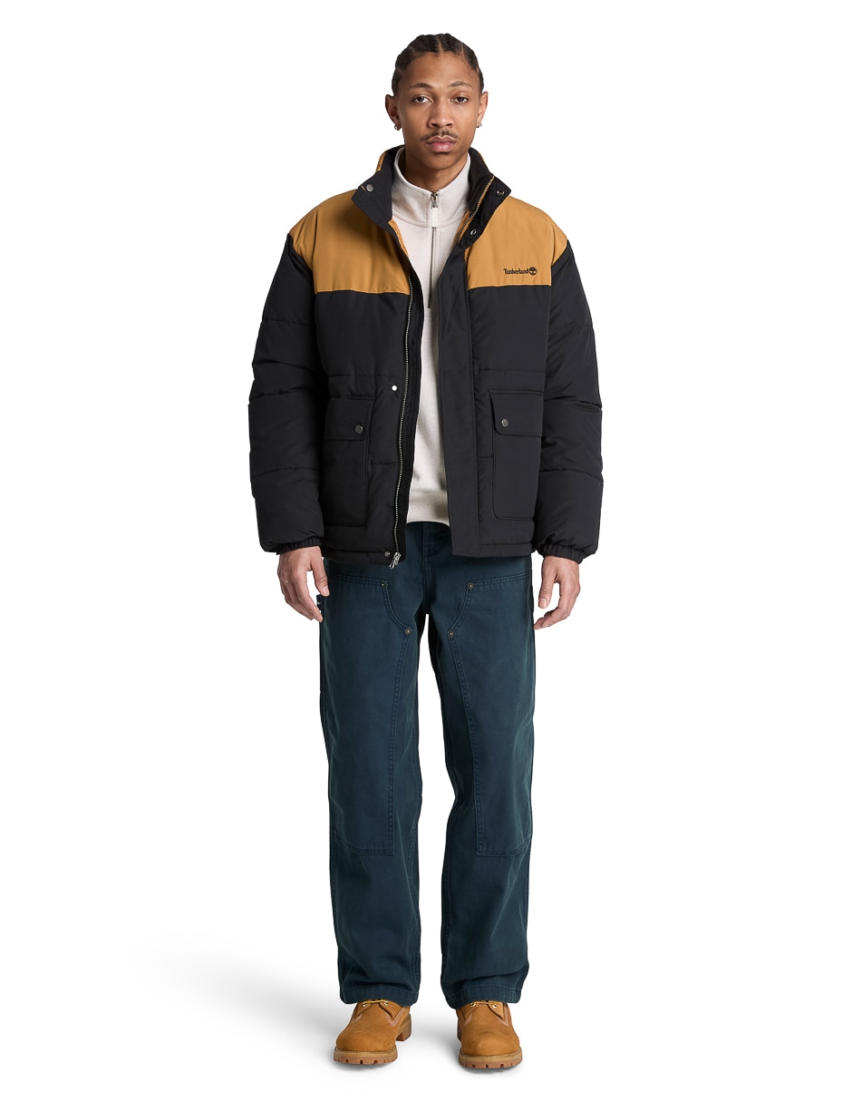 Chamarra acolchada Dwr Puffer Jacket impermeable con capucha para hombre 4