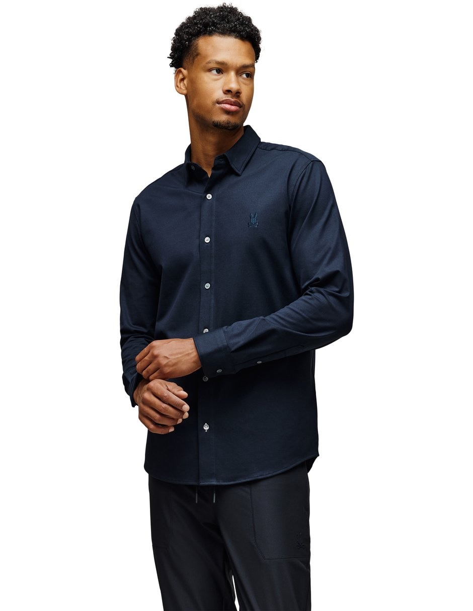Camisa de algodón manga larga para hombre 2