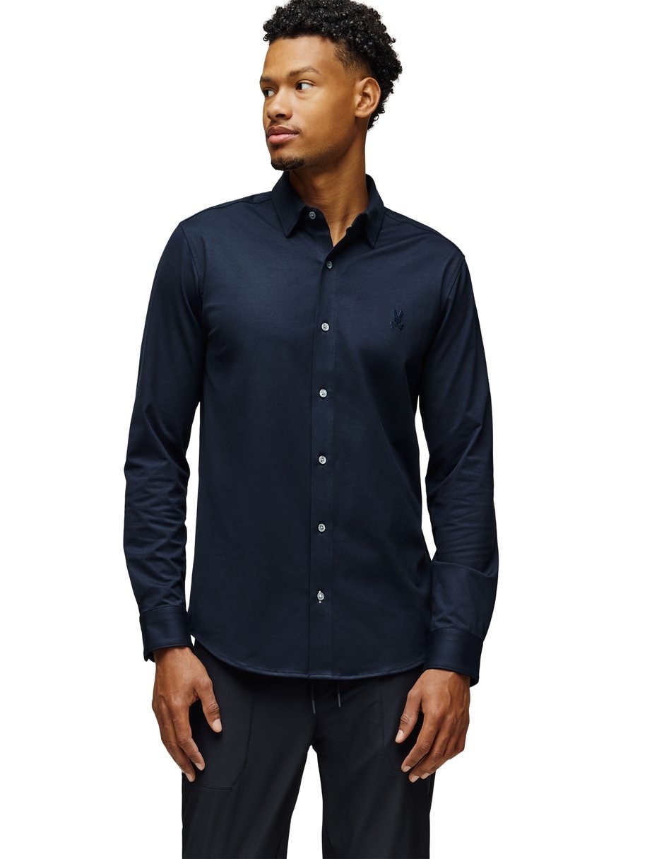 Camisa de algodón manga larga para hombre 3