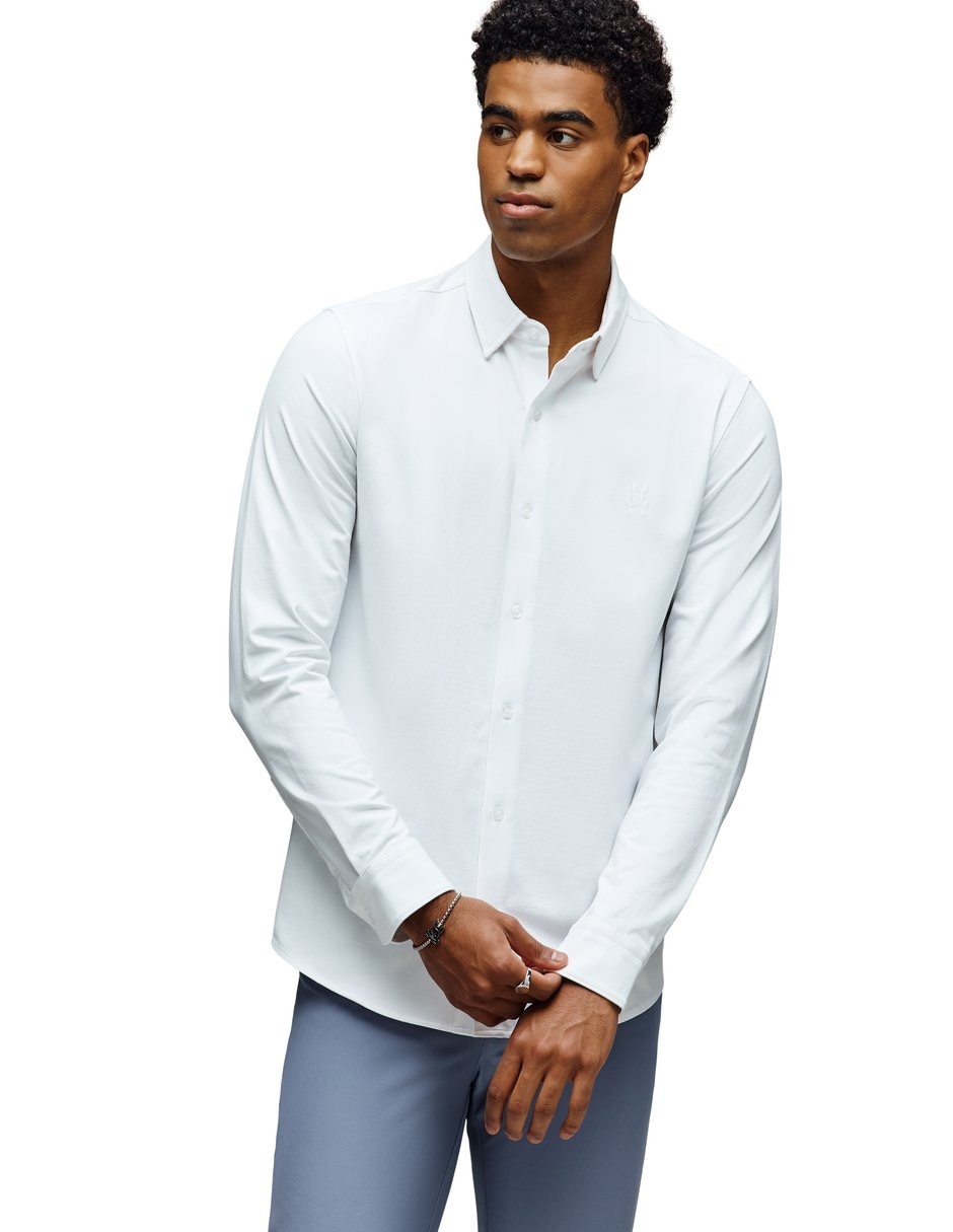 Camisa casual de algodón manga larga para hombre 2