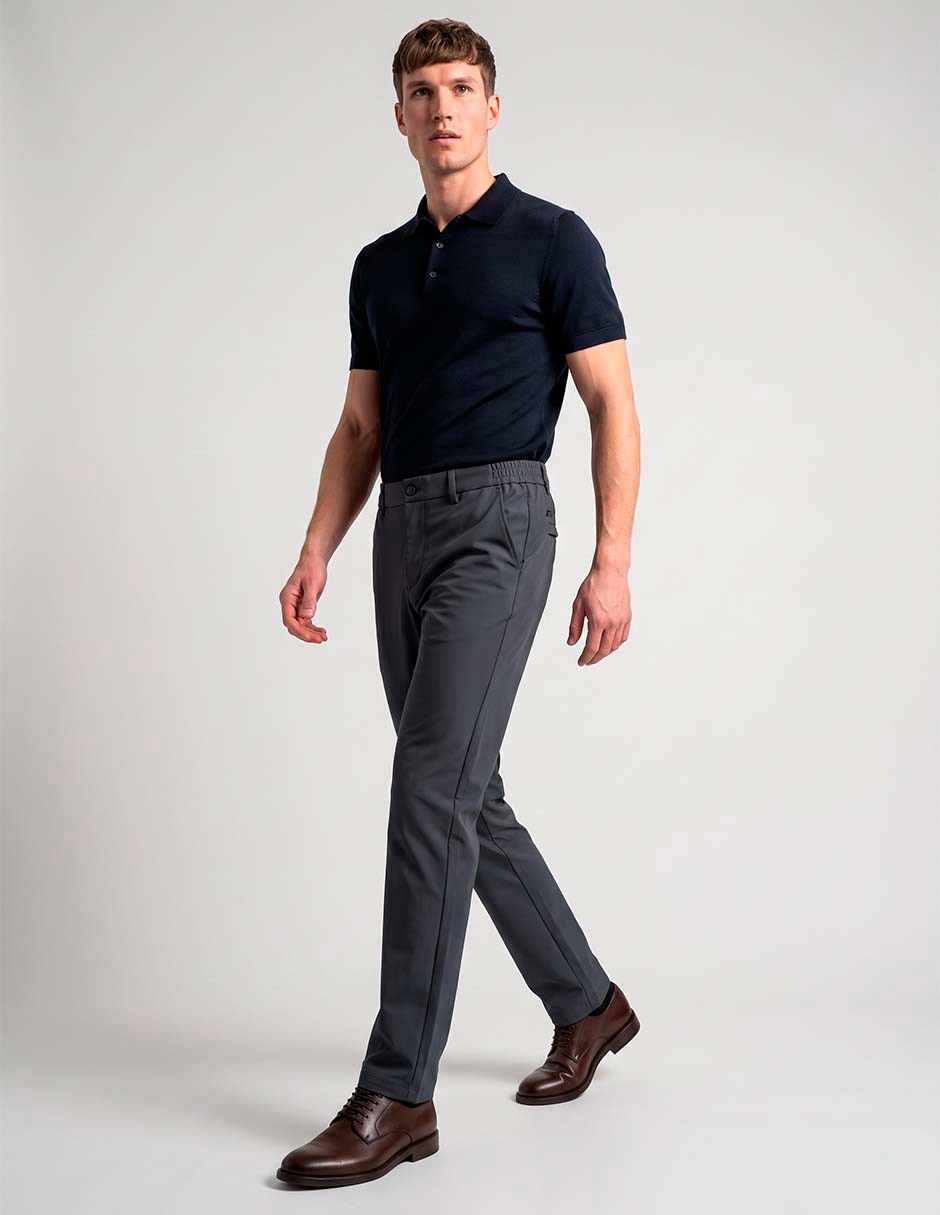 Pantalón casual técnico straight para hombre 3