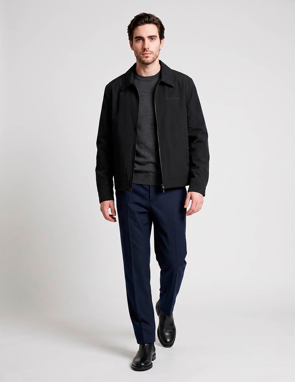 Chamarra casual givenchy con bolsillos para hombre