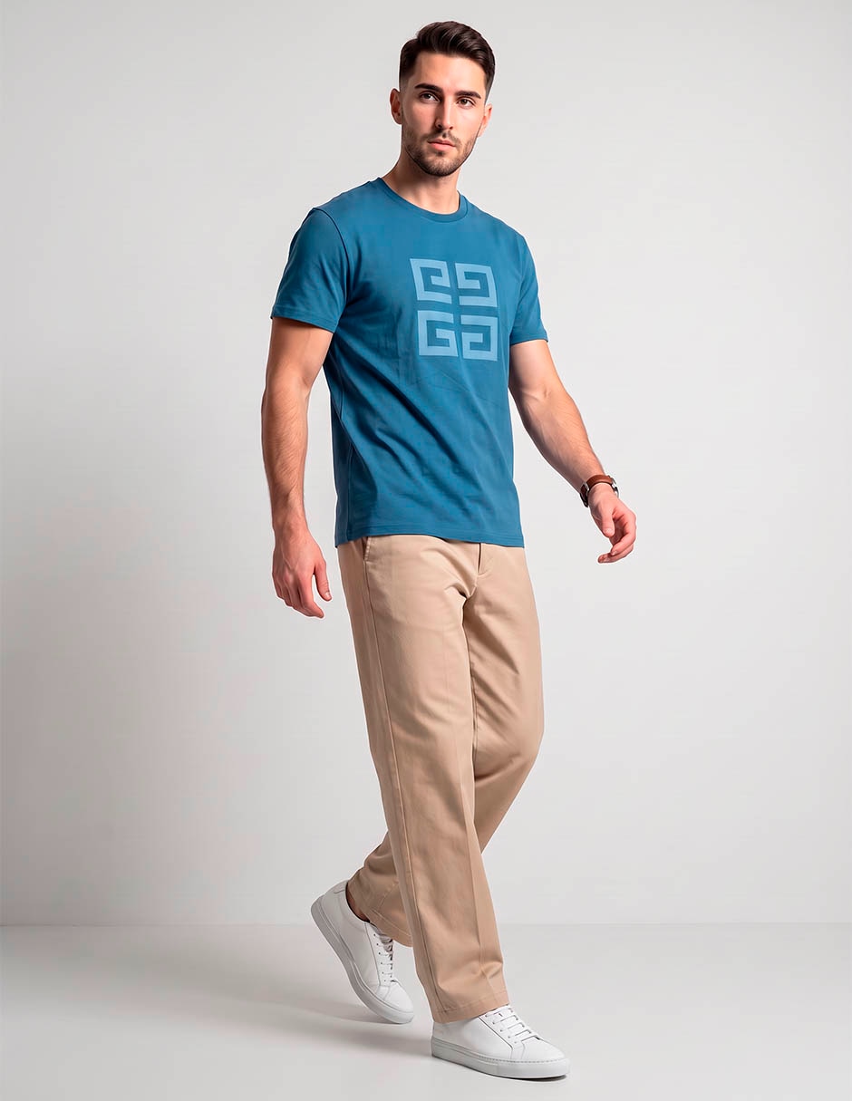 Playera cuello redondo para hombre 3