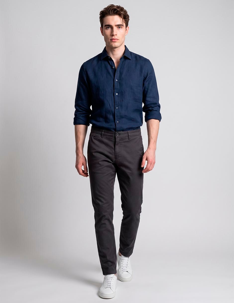 Pantalón chino slim para hombre Pantalón chino slim para hombre