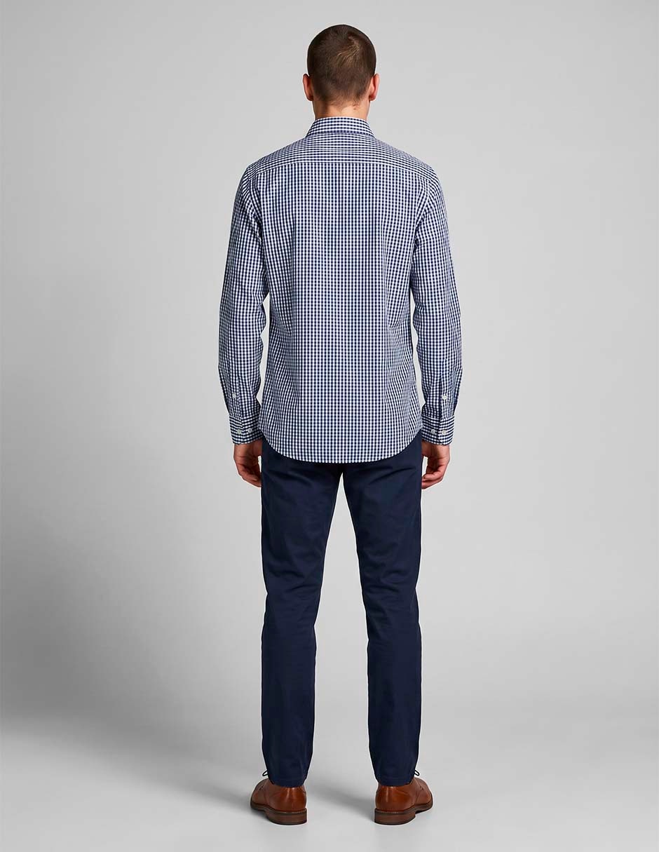 Camisa de vestir manga larga para hombre 4