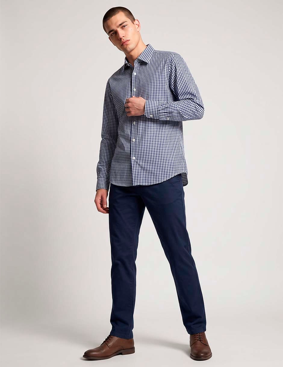 Camisa de vestir manga larga para hombre 3