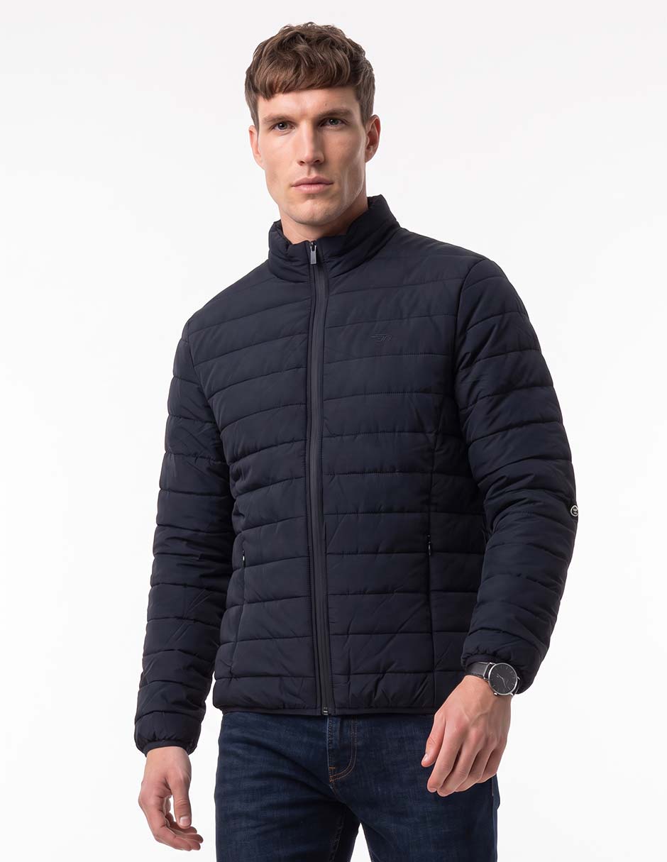 Chamarra capitonada con bolsillos para hombre Chamarra capitonada con bolsillos para hombre