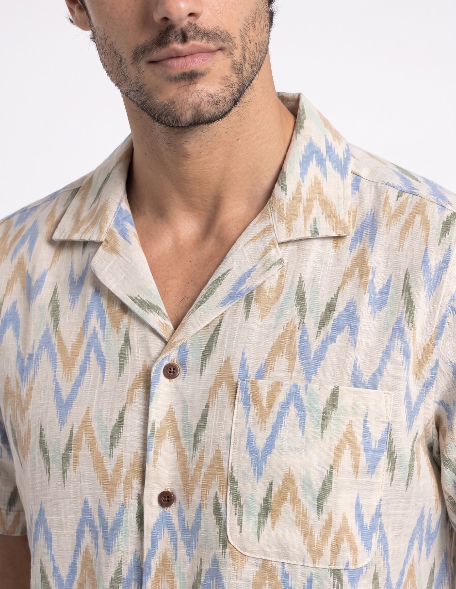 Camisa de vestir de algodón manga larga para hombre 4