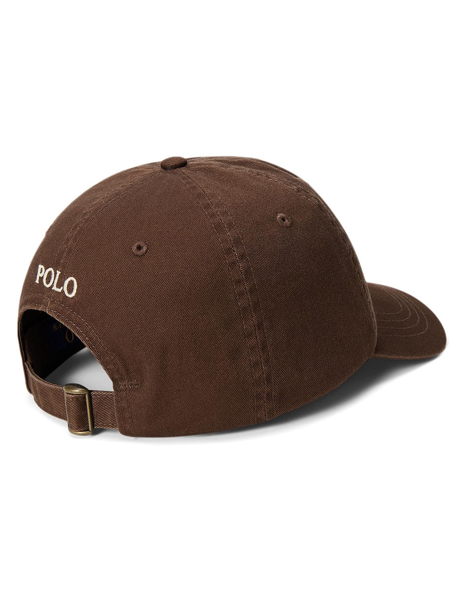Gorra visera curva hebilla casual para hombre