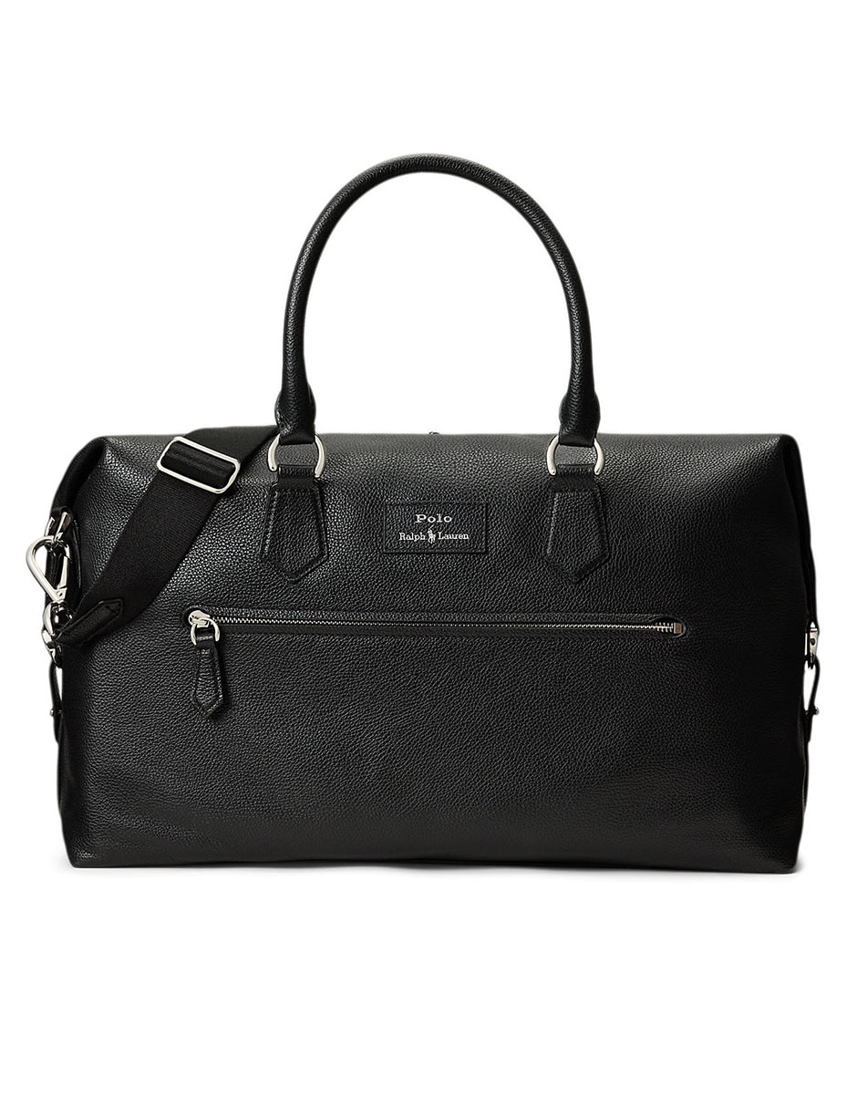 Bolsa duffel de piel para hombre