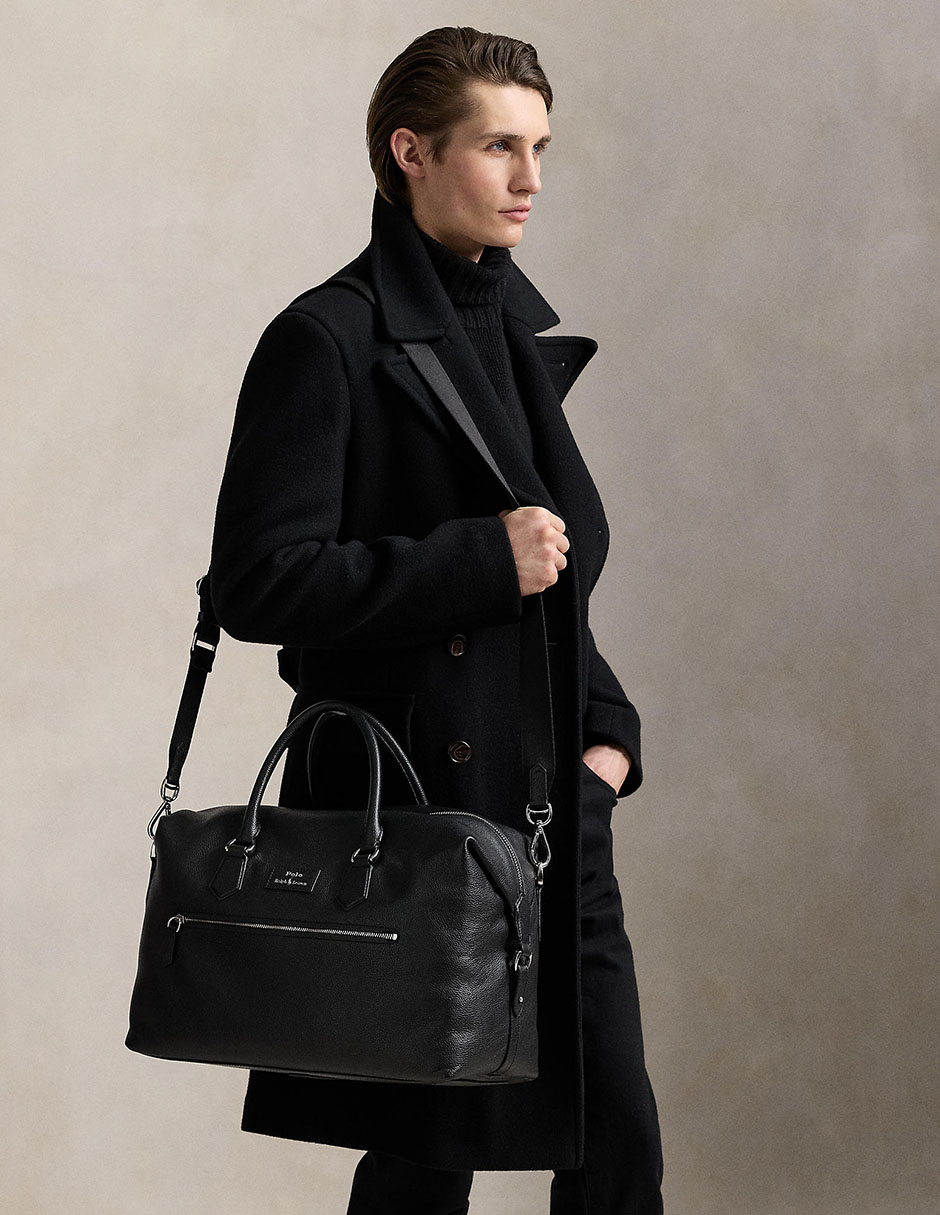 Bolsa duffel de piel para hombre 7