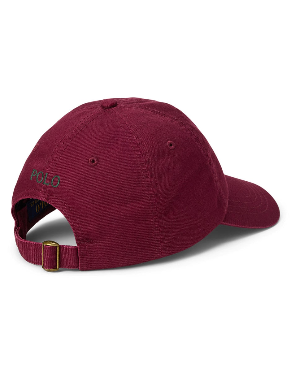 Gorra visera curva correa ajustable casual para adulto