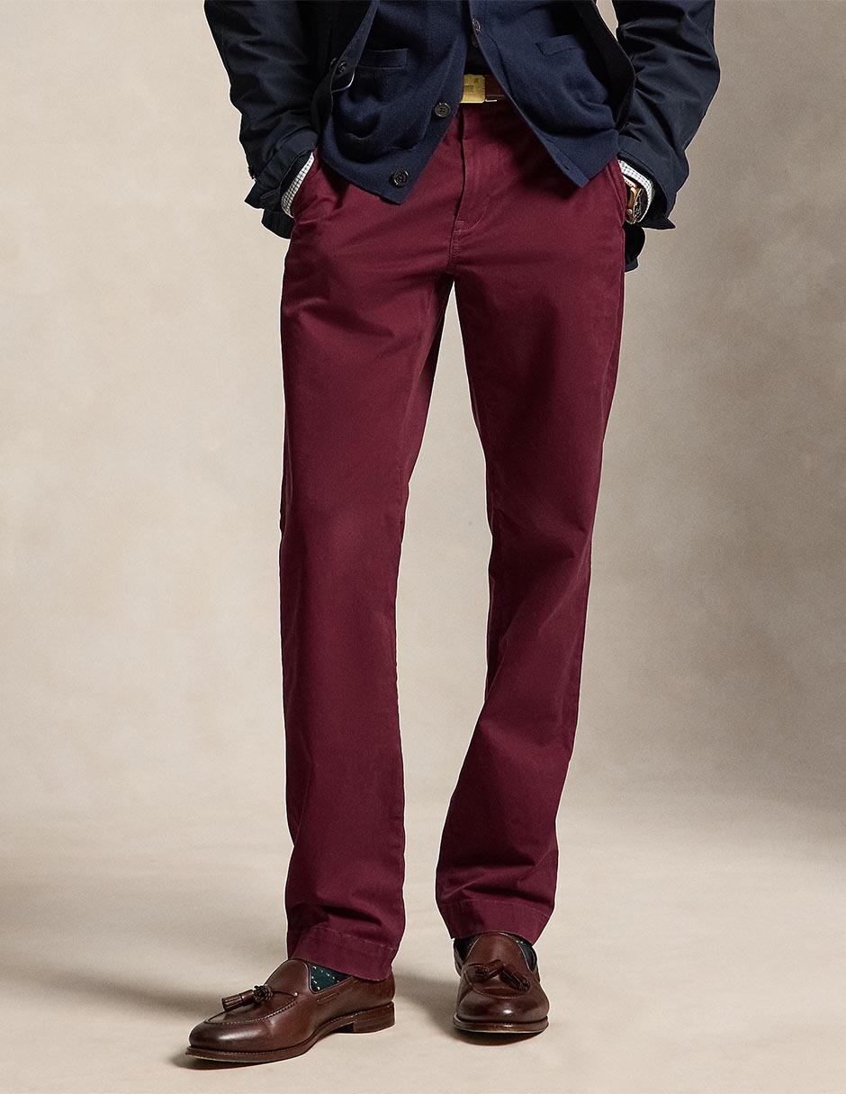 Pantalón chino recto para hombre Pantalón chino recto para hombre