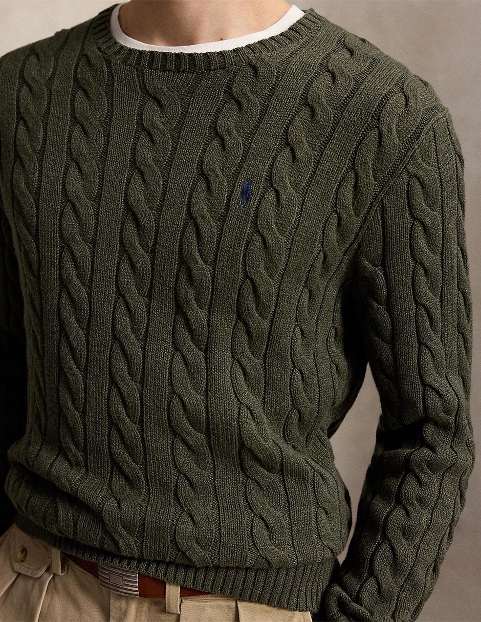 Suéter cuello redondo para hombre