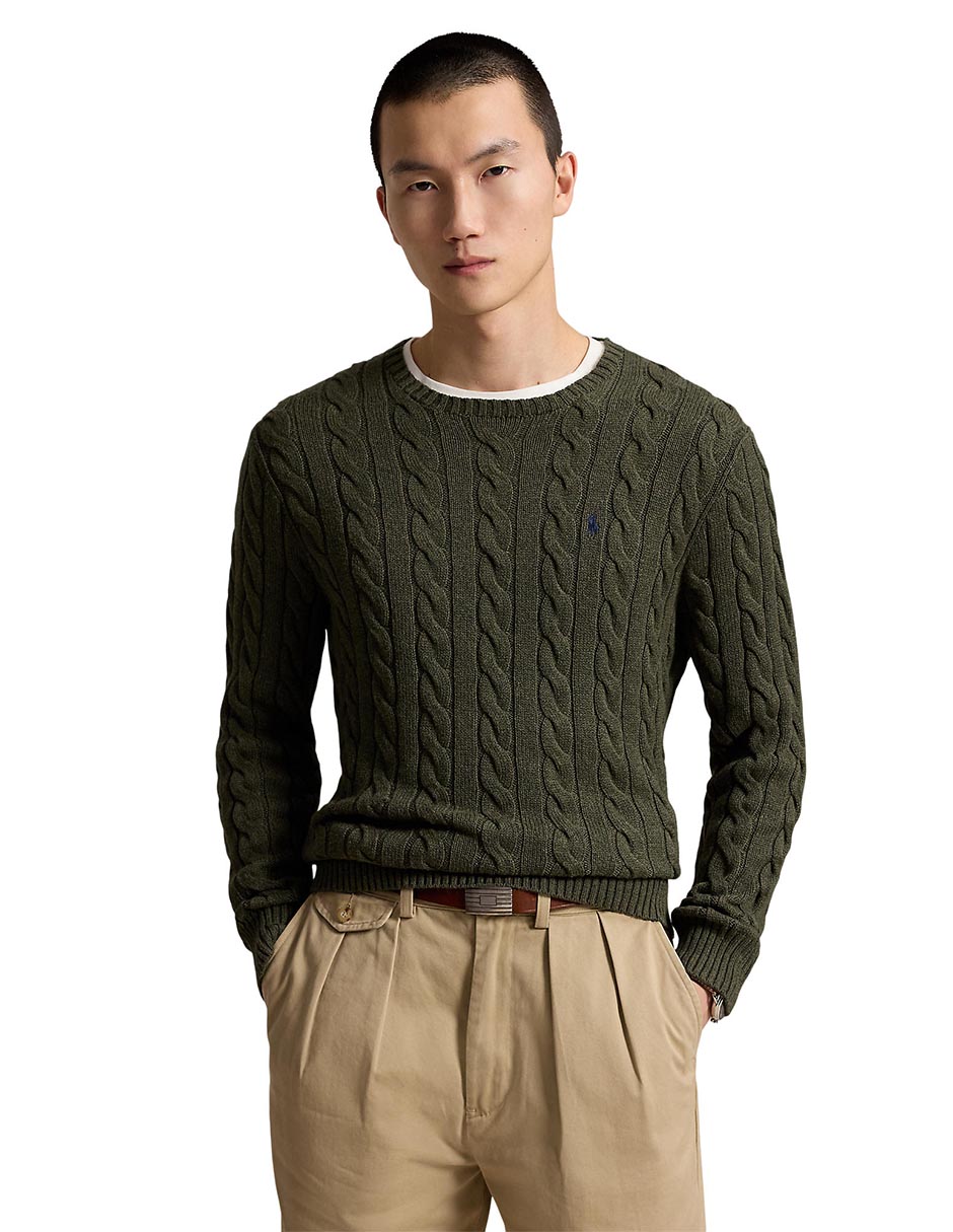 Suéter cuello redondo para hombre