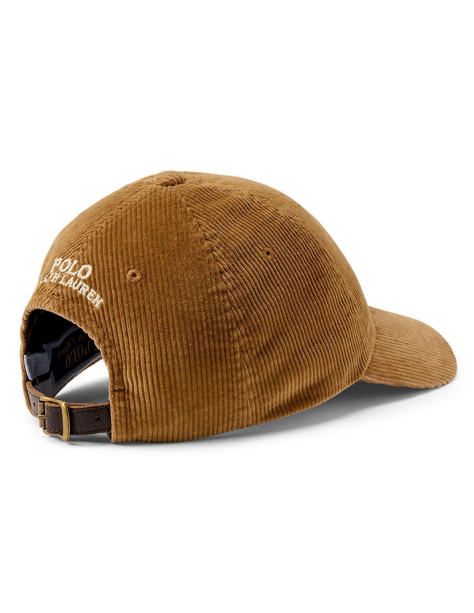 Gorra visera curva correa ajustable casual para adulto