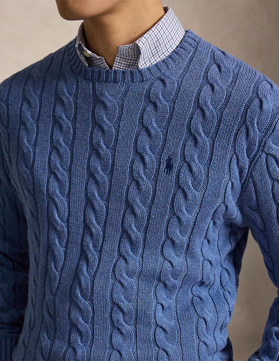Suéter cuello redondo para hombre