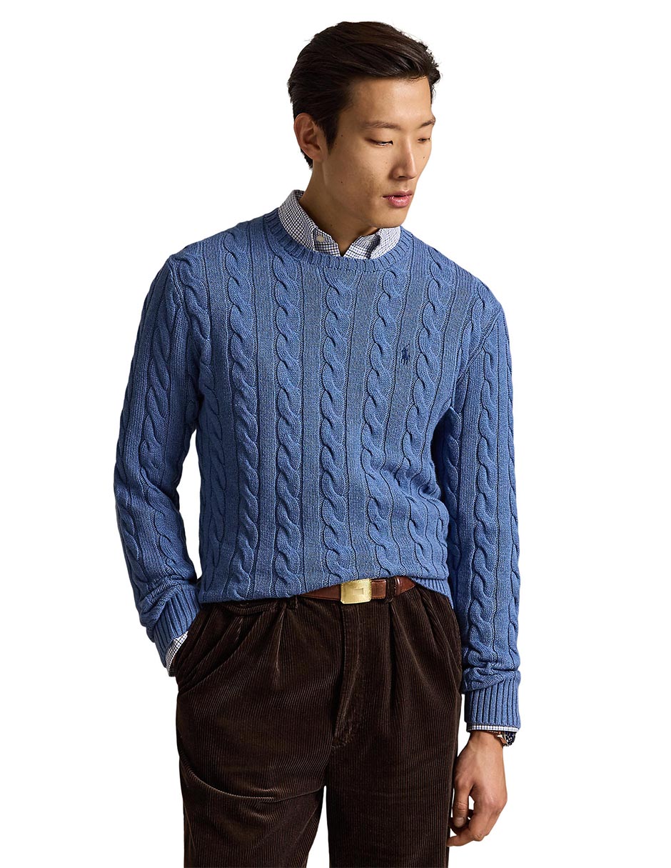 Suéter cuello redondo para hombre