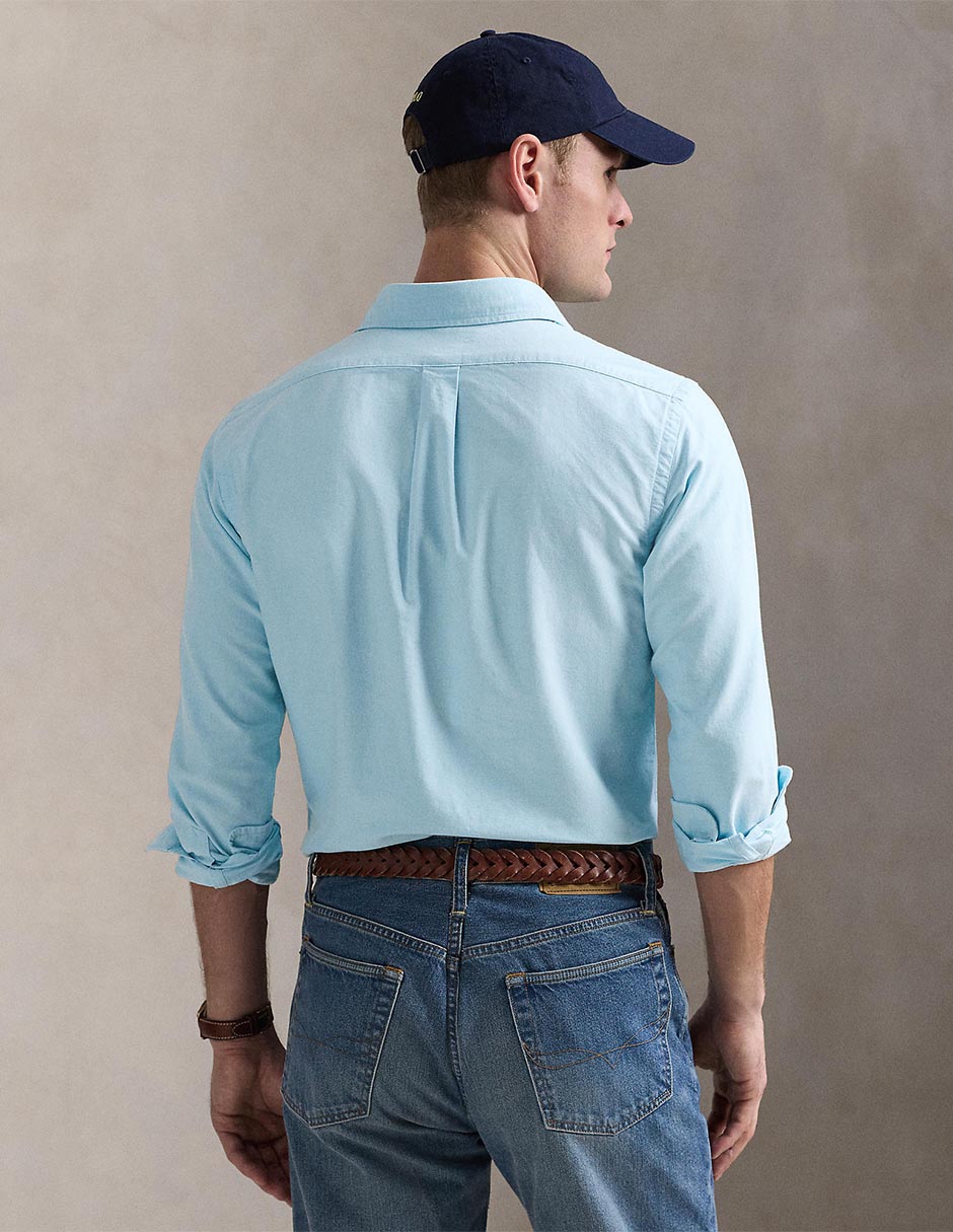Camisa casual de algodón manga larga para hombre 3