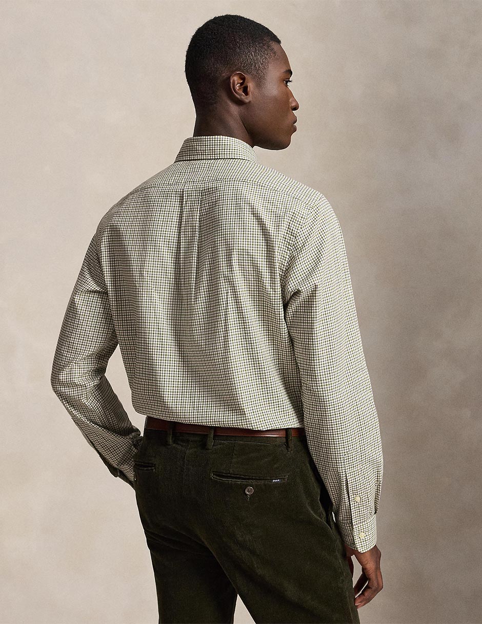 Camisa casual de algodón manga larga para hombre 2