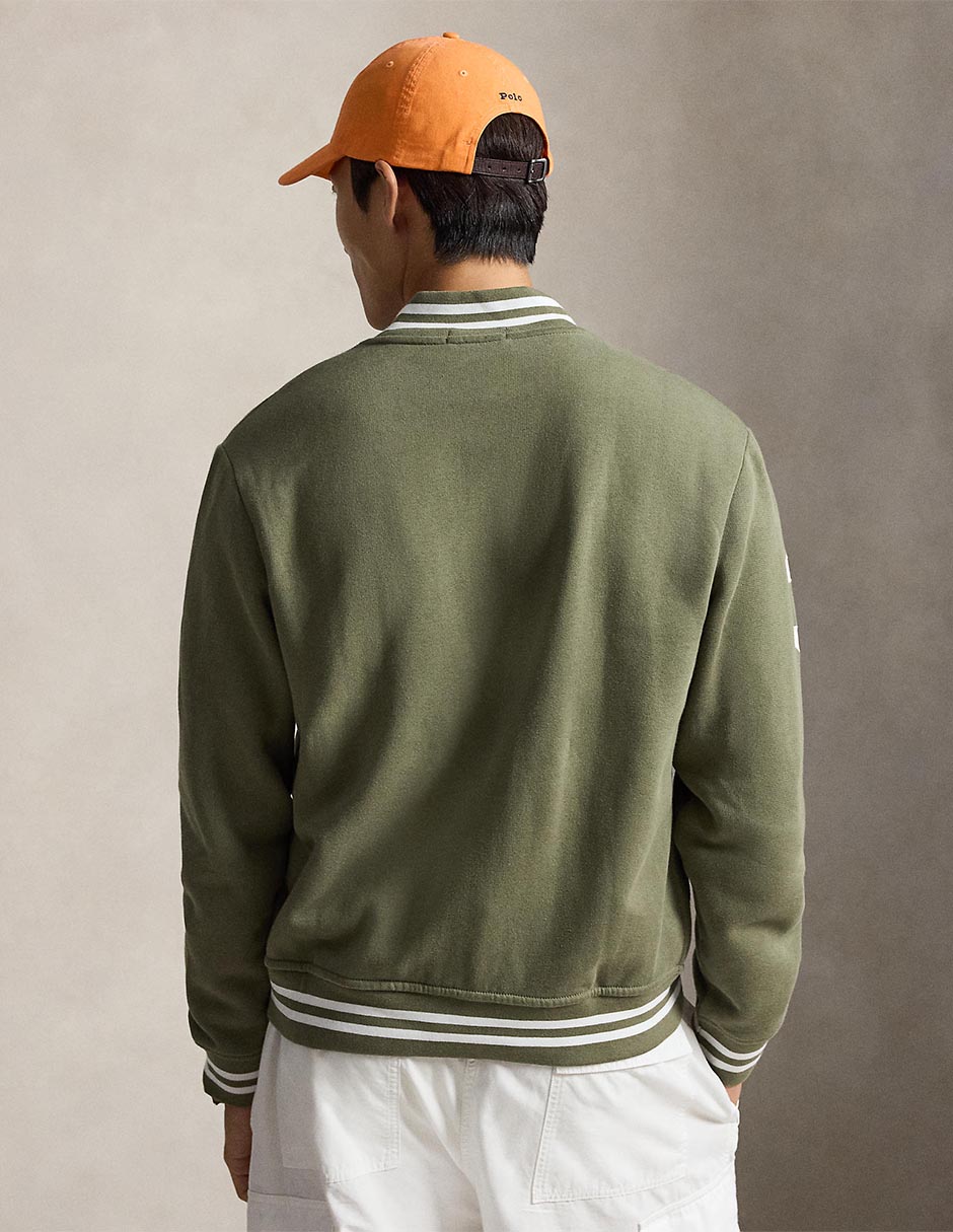 Chamarra bomber con bolsillos para hombre 6