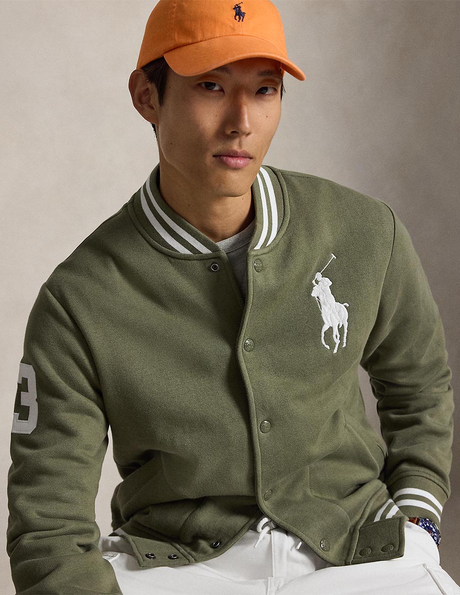 Chamarra bomber con bolsillos para hombre 4