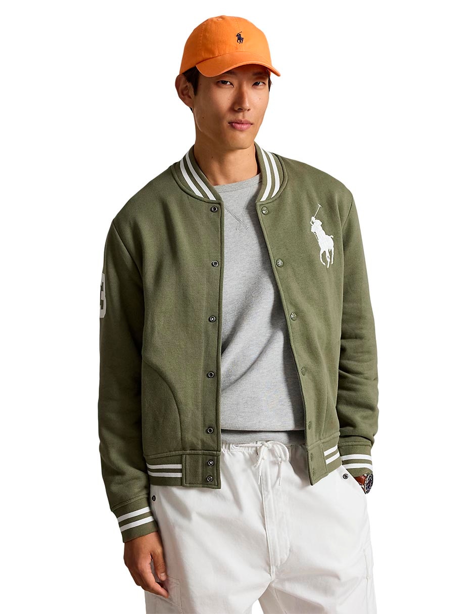 Chamarra bomber con bolsillos para hombre 2