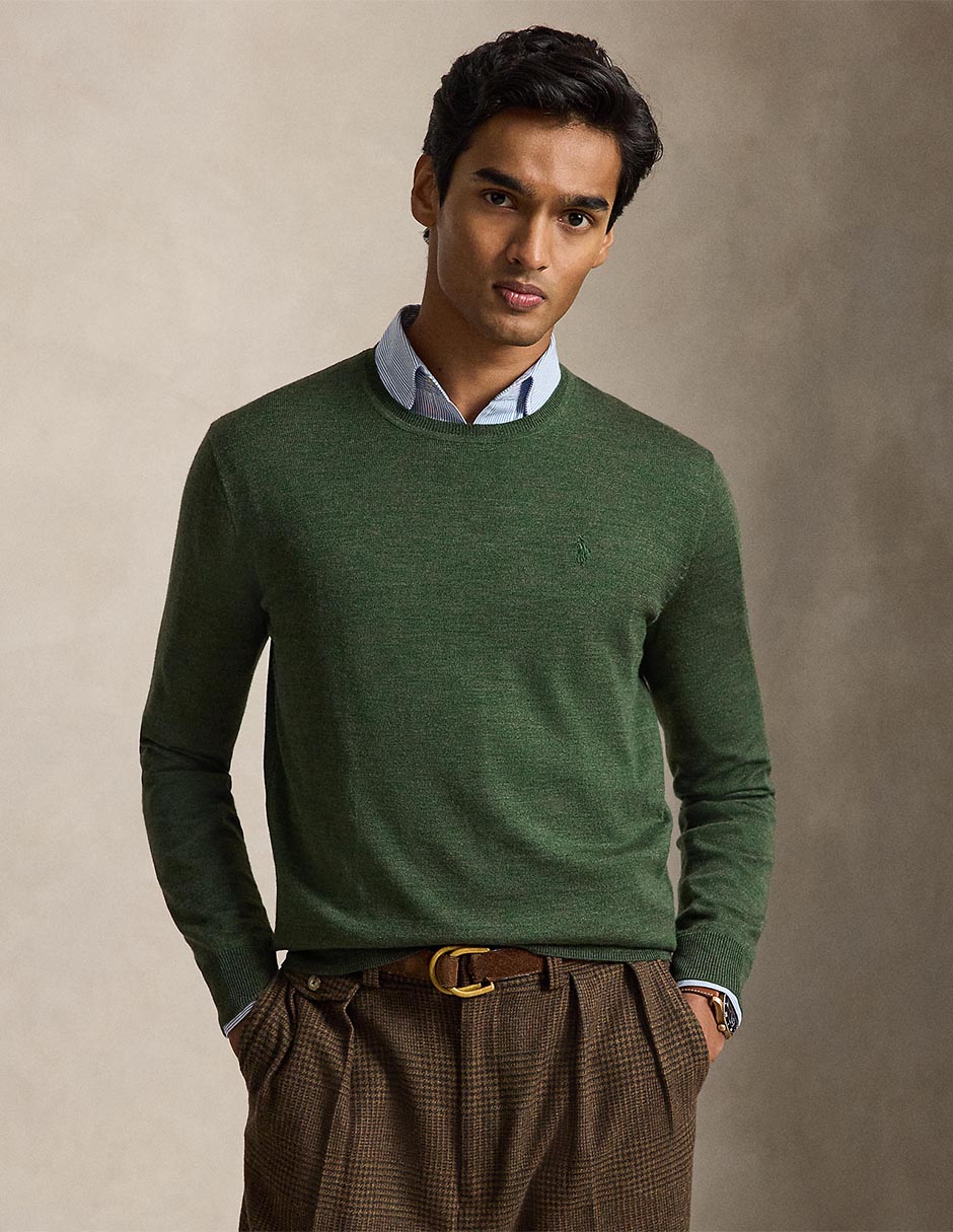 Suéter cuello redondo para hombre