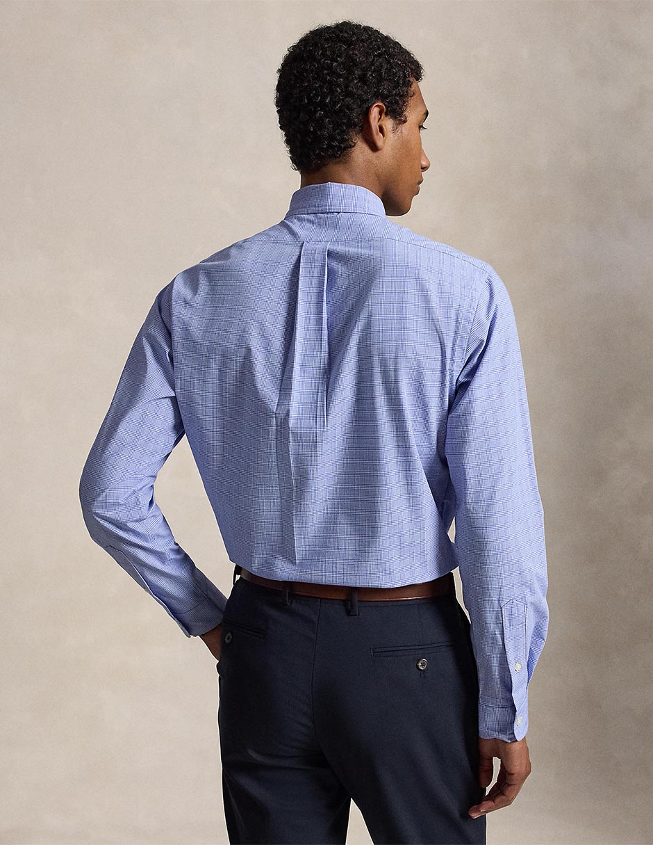 Camisa casual de algodón manga larga para hombre 8
